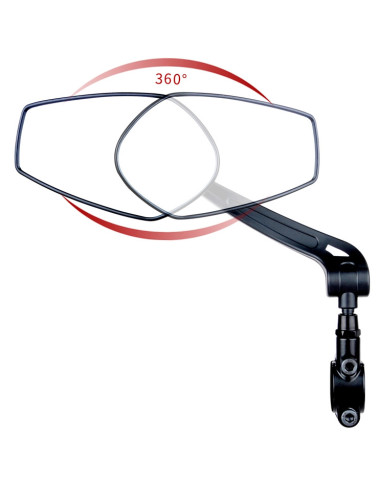 Lusterko rowerowe EasyDo RM03 75x125 mm