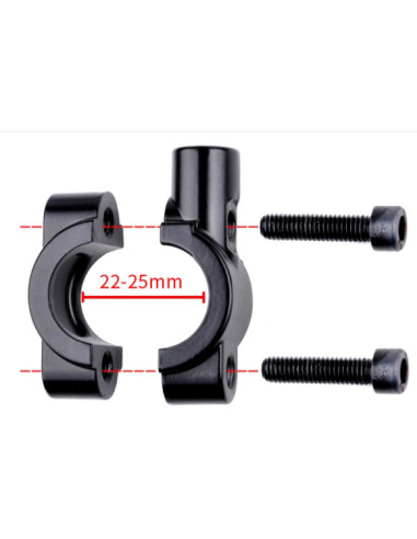 Lusterko rowerowe EasyDo RM03 75x125 mm