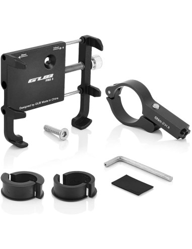 Uchwyt na telefon GUB PRO 3 do Roweru i Hulajnogi | Czarny