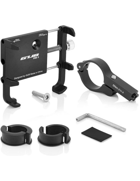 Uchwyt na telefon GUB PRO 3 do Roweru i Hulajnogi | Czarny