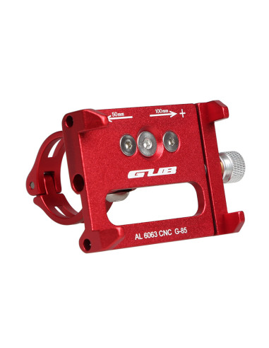 Uchwyt na telefon GUB G-85 do Roweru i Hulajnogi | Czerwony