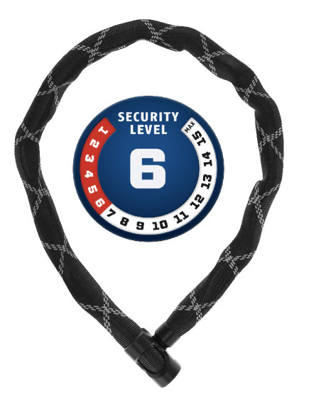 Łańcuch Rowerowy ABUS IvyTex 6210/85 BK