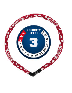 Łańcuch Rowerowy ABUS Steel-O-Chain 4804C/75 RD SYMBOLS