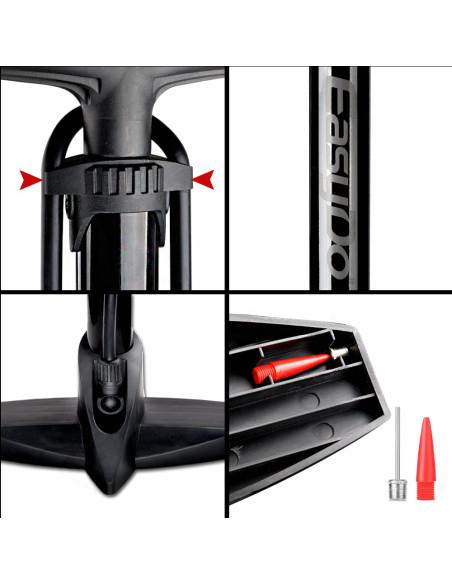 Pompka rowerowa z manometrem podłogowa EasyDo