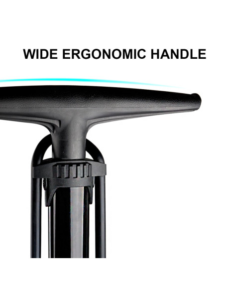 Pompka rowerowa z manometrem podłogowa EasyDo