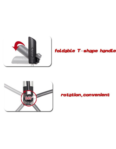 Pompka rowerowa z manometrem ręczna EasyDo