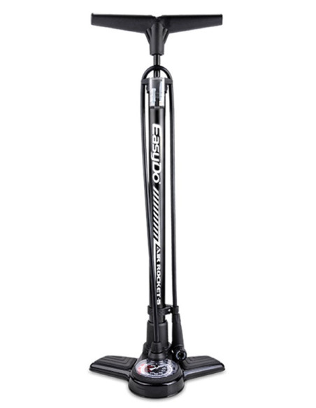 Pompka rowerowa z manometrem podłogowa aluminiowa EasyDo