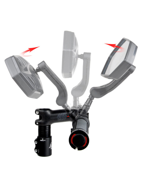 Lusterko rowerowe EasyDo RM05 72x140 mm