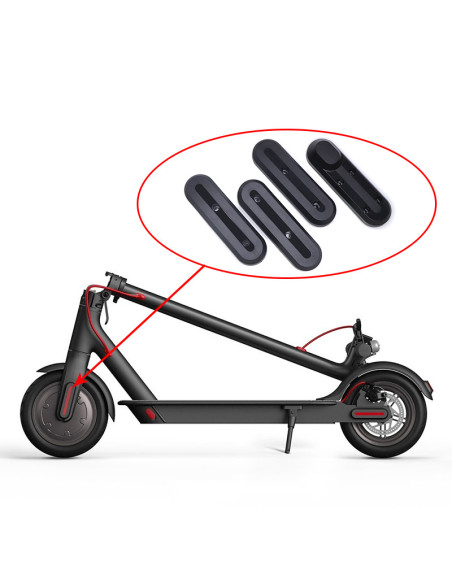 Osłony maskownice śrub kół Xiaomi m365 Pro + naklejki