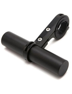 Aluminiowy uchwyt na kierownicę organizer pojedynczy czarny