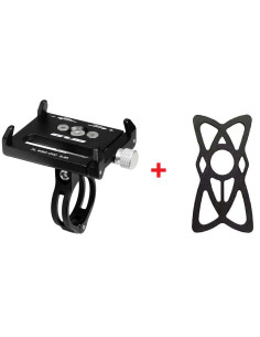 Aluminiowy Uchwyt na telefon GUB G-85 w kolorze czarnym