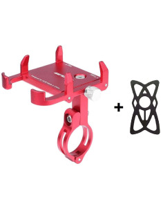 Aluminiowy Uchwyt na telefon GUB PRO 3 w kolorze czerwonym