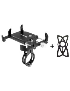 Aluminiowy Uchwyt na telefon GUB PRO 3 w kolorze czarnym