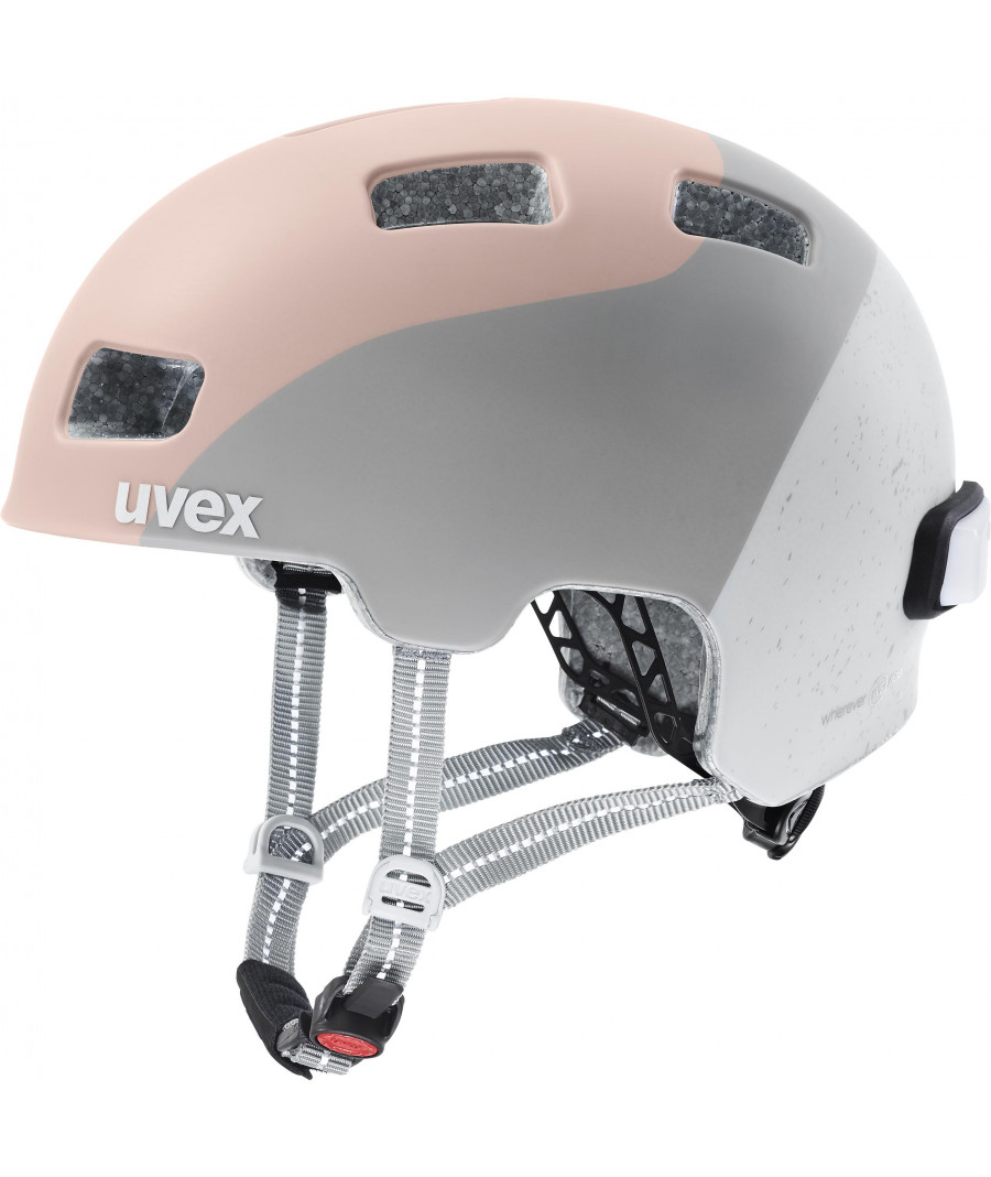 Kask rowerowy Uvex City 4 Dust Rose-Grey Wave WE 55-58 cm