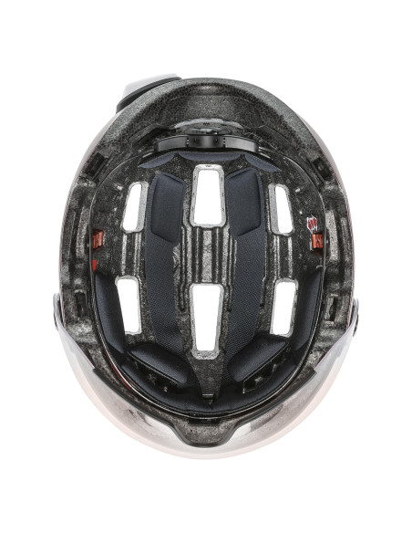 Kask rowerowy Uvex Rush Visor Blackberry Mat