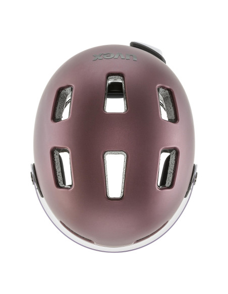Kask rowerowy Uvex Rush Visor Blackberry Mat