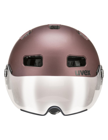 Kask rowerowy Uvex Rush Visor Blackberry Mat