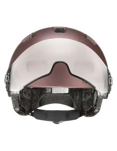 Kask rowerowy Uvex Rush Visor Blackberry Mat