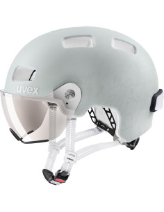 Kask rowerowy Uvex Rush Visor Papyrus-Grey Mat 55-58 cm