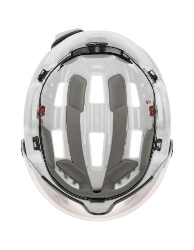 Kask rowerowy Uvex Rush Visor Papyrus-Grey Mat 55-58 cm