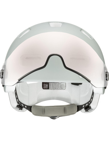 Kask rowerowy Uvex Rush Visor Papyrus-Grey Mat 55-58 cm