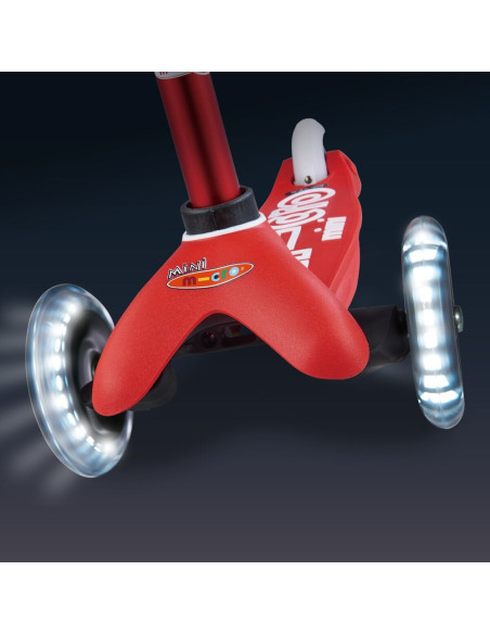 Hulajnoga Mini Micro Deluxe Czerwona (RED) LED