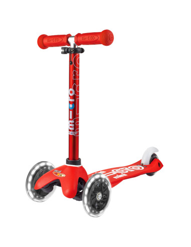 Hulajnoga Mini Micro Deluxe Czerwona (RED) LED
