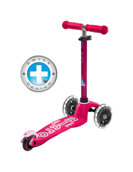 Hulajnoga Mini Micro Deluxe Różowa (Pink) LED