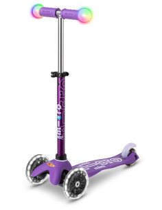Hulajnoga Mini Micro Deluxe Fioletowa (Purple) Magic LED