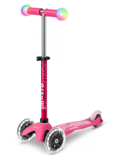 Hulajnoga Mini Micro Deluxe Różowa (Pink) Magic LED