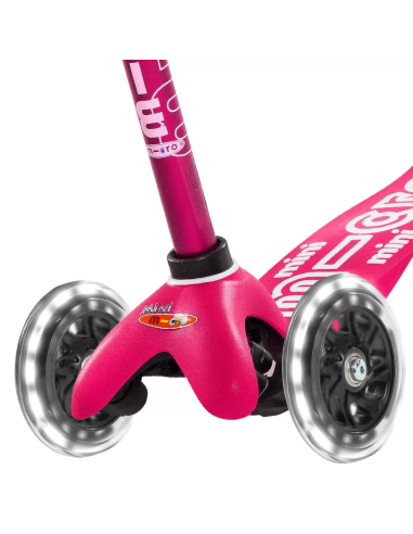 Hulajnoga Mini Micro Deluxe Różowa (Pink) Magic LED