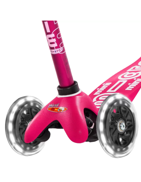 Hulajnoga Mini Micro Deluxe Różowa (Pink) Magic LED