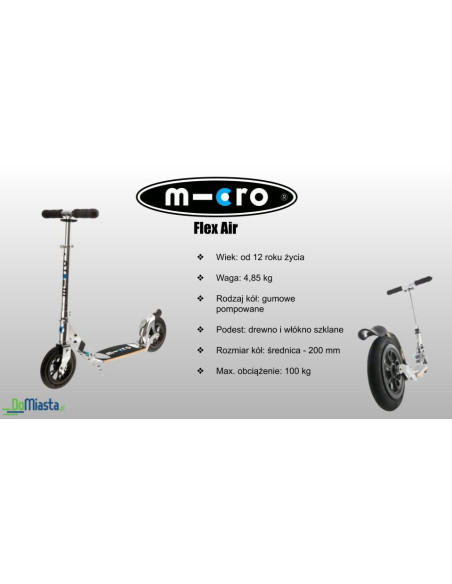 Micro Flex AIR hulajnoga klasyczna dla wymagających | DoMiasta.pl