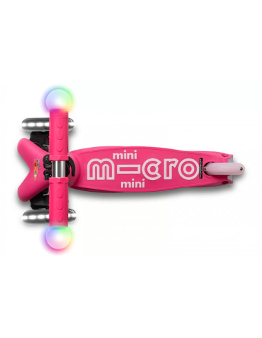 Hulajnoga Mini Micro Deluxe Różowa (Pink) Magic LED