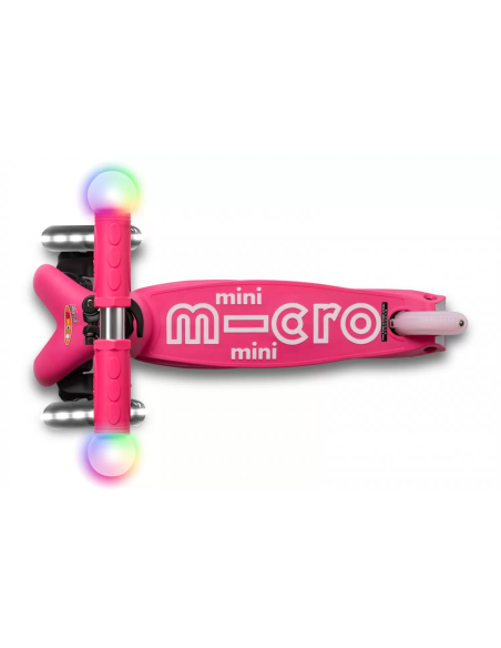 Hulajnoga Mini Micro Deluxe Różowa (Pink) Magic LED