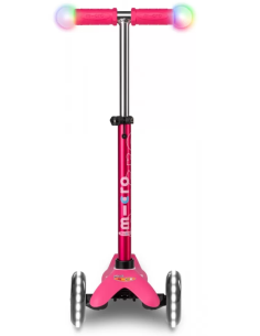 Hulajnoga Mini Micro Deluxe Różowa (Pink) Magic LED 2