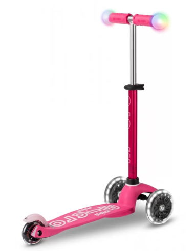 Hulajnoga Mini Micro Deluxe Różowa (Pink) Magic LED