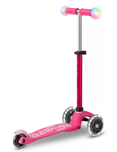 Hulajnoga Mini Micro Deluxe Różowa (Pink) Magic LED