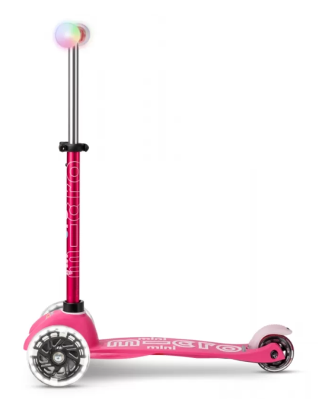 Hulajnoga Mini Micro Deluxe Różowa (Pink) Magic LED