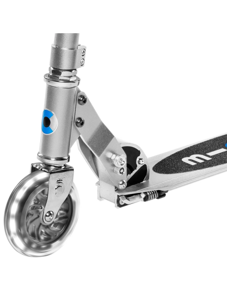 Hulajnoga Micro Sprite LED Srebrna (Silver)