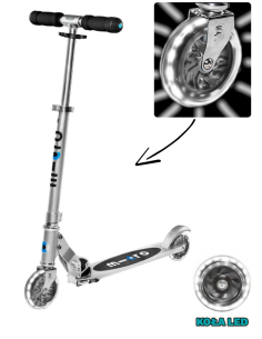 Hulajnoga Micro Sprite LED Srebrna (Silver)