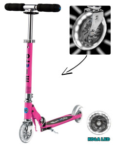 Hulajnoga Micro Sprite LED Różowa (Pink)