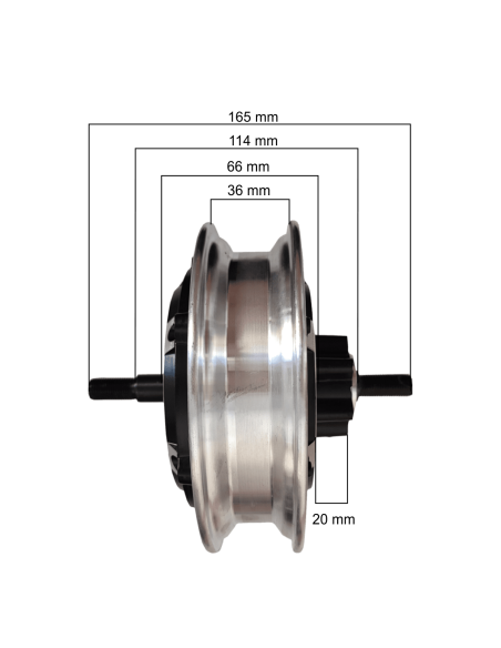 Silnik do hulajnogi Xiaomi M365 PRO 350W Komplet