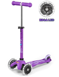 Hulajnoga Mini Micro Deluxe Fioletowa (Purple) LED
