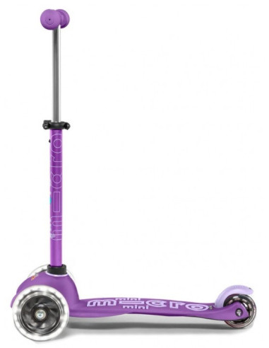 Hulajnoga Mini Micro Deluxe Fioletowa (Purple) LED