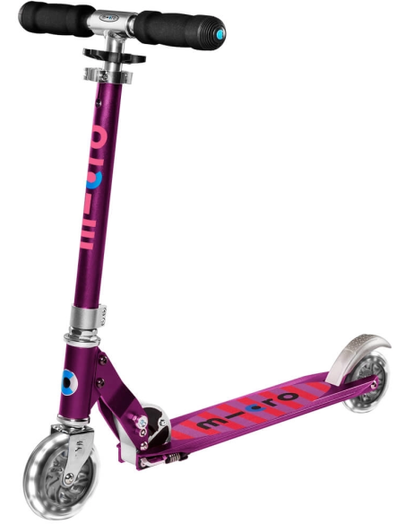 Hulajnoga Micro Sprite LED Fioletowe Paski (Purple Stripe)