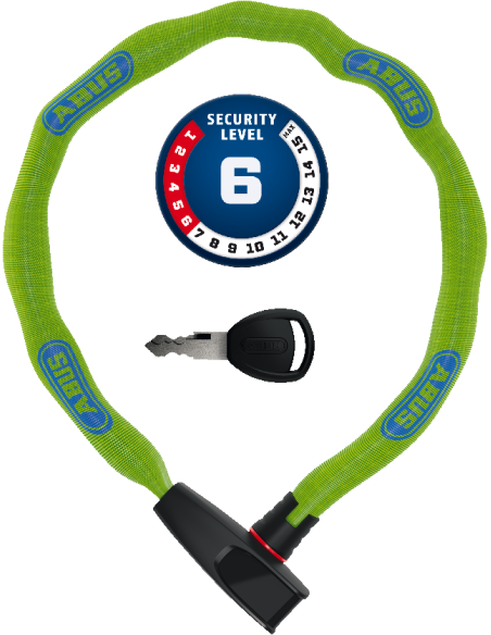 Łańcuch Rowerowy ABUS Catena 6806K/85 Neon Yellow