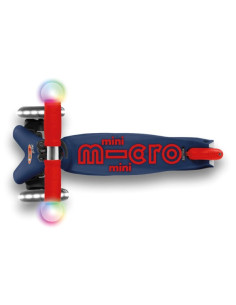 Hulajnoga Mini Micro Deluxe Marynarski Błękit (Navy Blue) Magic LED 2