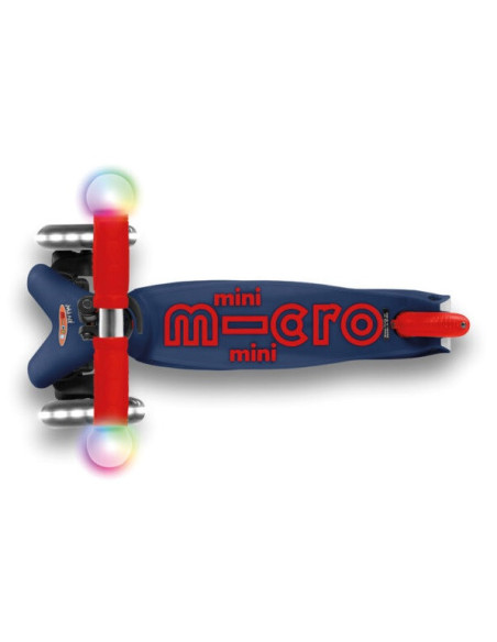 Hulajnoga Mini Micro Deluxe Marynarski Błękit (Navy Blue) Magic LED
