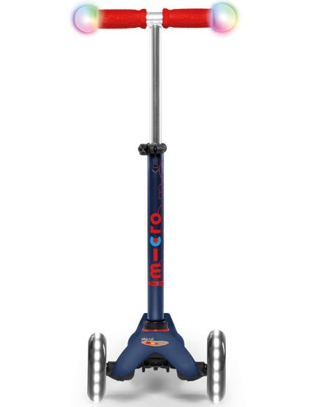Hulajnoga Mini Micro Deluxe Marynarski Błękit (Navy Blue) Magic LED